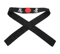 Fascia da Karate Samurai in Stile Giapponese per Testa e Chioma | Cotone Traspirante, Misura Regolabile, per Allenamento Karate e Tifo di Squadra, Stile Tradizionale