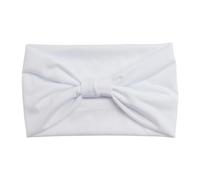 Fascia da tennis da donna african Boho Wide Knotted Head Wraps Turbane Grip Racchetta da squash (bianco, taglia unica)