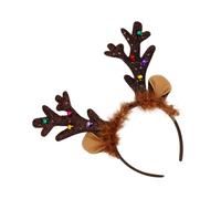 Fascia da Testa con Corna | Fascia per Capelli per Feste,Fascie Per Capelli Con Corna Di Renna Per Lavaggio Del Viso | per Viaggiare Vacanza Campeggio Picnic BBQ Party Cortile Raduno Cena Palco