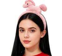 Fascia da Testa in Peluche a Forma di Animale,Per Capelli Per Il Capodanno Cinese | Fascie con Animali | Per Feste Natale Halloween Spettacoli Interpretazione di Ruoli e Celebrazioni