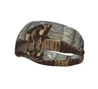 Fascia decorativa sportiva alla moda YYHWHJDE Camel on the bridge Pattern Fasce per uomini e donne