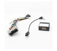 Fascia del pannello radio Auto Telaio Fascia Adattatore Android Radio Cruscotto Pannello Di Montaggio Kit Per Jeep Per Wrangler Per Rubicon 2011-2015 2016 2017(Cavo Canbus)