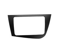 Fascia del pannello radio Fascia Autoradio LHD Per SEAT Per Leon 2005-2012 Doppio Pannello Stereo Din(Nero)