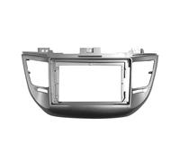 Fascia del pannello radio Fascioni Autoradio Per Hyundai Per Tucson 2015-2017(Cornice argento)