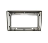 Fascia del pannello radio Per Hyundai H1 Per Starex I800 Per ILoad Per IMax Android Auto Radio Cornice Kit Stereo Rimontaggio Fascia Bezel Cavo Adattatore(Cornice d'argento)