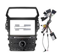 Fascia del pannello radio Per Per Explorer Auto Fascia Cornice Adattatore Scatola Canbus Decodificatore Android Radio Cruscotto Montaggio Pannello Kit(Full Set 10 Inch RZC)