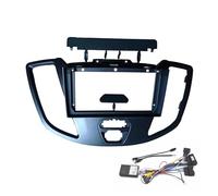Fascia del pannello radio Per Per Transit 2015-2018 Autoradio Android Lettore MP5 Stereo Involucro Cornice 2 Din Unità Testina Fascia Cruscotto Copertura(Cavo telaio Canbus)