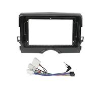 Fascia del pannello radio Per Toyota Per Reiz Per Mark X 2010-2013 9 Inch Auto Frame Fascia Adattatore Scatola Canbus Decodificatore Radio Cruscotto Pannello Kit(Frame Cable-Bright)