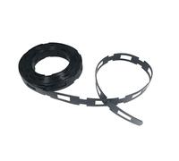 Fascia di Blocco in Plastica Flessibile - 30 m x 2,5 cm Legature per Alberi e Cavi - Riutilizzabile & Facile da Usare(1/2" INCH)