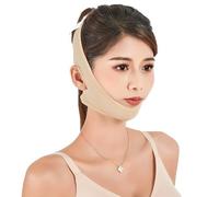 Fascia di Compressione del Mentone Post-Chirurgica, Banda di Recupero per Liposuzione Viso e Contorno V-Line(XXL)