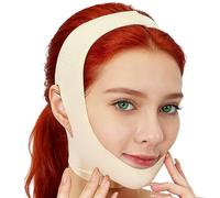 Fascia di Mentone e Viso - Busta di Scultura del Mentone | Fascia di Modellazione del Volto, per Uomini Donne Madre Famiglia a Casa in Viaggio e per il Sonno