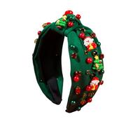 Fascia di Natale per donne - Acconciatura elegante con perline | Cerchietto per costume per Photomaton | Per spose mogli amanti del cosplay riunioni familiari festa in ufficio matrimonio inverno