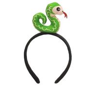Fascia Di Peluche A Forma Di Serpente - Fascia Di Peluche Portatile A Forma Di Serpente | Fascia Di Animali Del Cartone Animato 6,3x4,72x1,18 Pollici, Copricapo Unico, Accessori Disfra