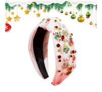 Fascia di perle - Collezione di per costume di Natale delicato ed elegante, design di fascia per capelli festivi scintillanti | Bellissimo casco da sposa per ragazze, signore, mogli