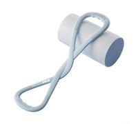 Fascia di resistenza a 8 forme in silicone altamente elastico per esercizi di stretching della schiena, rotazione delle spalle e miglioramento della mobilità della vita (blu, 11,3 kg)