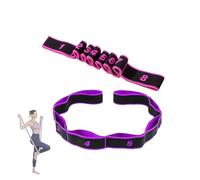 Fascia di resistenza ergonomica a 8 sezioni, per danza, stretching, esercizi, con numeri, facile da usare con numeri