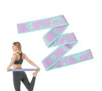 Fascia Di Resistenza: Materiale Della Fascia Elastica, Da Yoga | Cinturino Elasticizzato Da 33 Pollici, Cinturino A 8 Sezioni, 70 G, Flessibilità Del Design Multi- Per Yoga, Danza,
