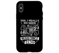 Fascia di resistenza per allenamento a casa Custodia per iPhone X/XS
