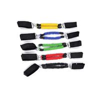 Fascia di Resistenza per Allenamento Elastica, Corda di Trazione | Pilates e Stretching, Uso Comodo e Facile, Materiali Lattice e Tessuto Metallo, per Uomini e Personal Trainer Colore Casuale