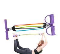 Fascia di resistenza per pedale - Corda di tensionamento, attrezzo elastico regolabile antiscivolo per vita, fitness, casa, allungamento del braccio, allenamento delle gambe