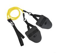 Fascia di resistenza regolabile per allenamento di nuoto con pagaie per un efficace allenamento della forza e miglioramento della tecnica (giallo 9,1 kg)