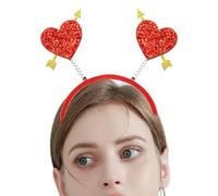 Fascia di San , fascia di San per le donne - Casco d'amore con paillettes scintillanti | Accessori per feste di Festival Accessori per la decorazione dei capelli per matrimonio