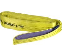 Fascia di Sollevamento 3000 kg. Giallo Lung. 4 mt. Larg. 10 cm.