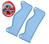 Fascia di sudore per casco, 2 pezzi, resistente al fuoco, interno assorbente per caschi integrali da moto, per lavoratori edili, motociclisti, saldatori