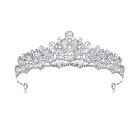 Fascia di tismo a corona di cristalli verdi barocchi per il copricapo per page page page cronometro per page di gioielli da sposa da sposa da sposa da sposa da sposa da sposa
