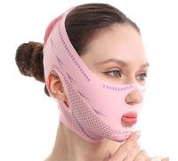 Fascia Doppio Mento Donna Maschera for dormire traspirante e regolabile, modellante for il viso, elastica, snellente, lifting rassodante, strumento for la cura della pelle(Color 3)