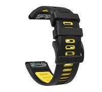 Fascia d'oro silicone in forma rapida 26mm per Fenix 7x 6x Pro/5x Plus/3 HR/Enduro/Descent MK1 MK2 MK2I Smart Watch Band Strap
