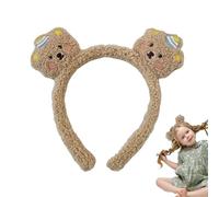 Fascia d'orso - Cerchio per capelli morbidi, accessorio per il trucco | Decorazione per la cura della pelle divertente che sostiene le routine di bellezza delle donne, design soffice