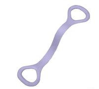 Fascia elastica a forma di 8 per allenamento di tensione della spalla e supporto posturale in yoga, perdita di peso, tonificazione muscolare (viola)