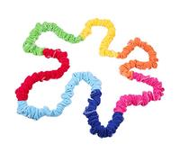 Fascia elastica colorata, anello per esercizi in lattice, accessorio creativo per attività di gruppo, multicolore, 8 m