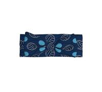 Fascia elastica con fiocco blu da pallavolo per neonato - Fascia per capelli da principessa angelo, regalo perfetto per la luna piena per bambine