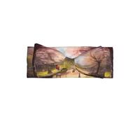 Fascia elastica con fiocco stampato per bambini con quattro lune, adatta per feste di neonati, servizi fotografici e uso quotidiano