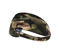 Fascia elastica con stampa di bandiere americane mimetiche per donne e uomini, copricapo da corsa alla moda, per esercizi all'aperto, idea regalo