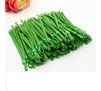 Fascia elastica da 10-12 cm, fascia elastica colorata da 15 cm, cintura con gancio per l'orecchio regolabile, accessori per cucire, 50/100 pezzi, verde erba, 10-12 cm, 100 pezzi