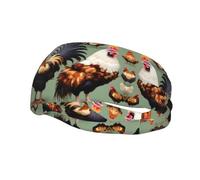 Fascia elastica da basket, gallo e pollo, unisex, per sport, corsa, ciclismo, yoga, fitness, assorbe il sudore,