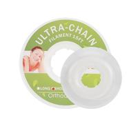Fascia elastica elastica colorata per ortodontico, catena di alimentazione per parentesi graffe, corta, lunga, continua, trattamento ortodontico, 1 pezzo (chiuso, trasparente 12#)