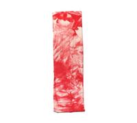 Fascia elastica elastica elastica per lo sport con tintura a tie-dye ad alta elasticità e morbidezza, accessori per lo styling dei capelli per yoga, sport, corsa, rosso
