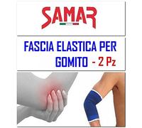 Fascia Elastica Gomito 2 Pezzi Gomitiera Tutore Supporto per Sport Tennis Palestra Lavoro