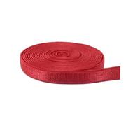 Fascia Elastica in Nylon da 6 mm per Cucire Spalline e Cinture per Reggiseno, Fascia Elastica di Ricambio Resistente, Materiale per Il Fai da Te.,Rosso,6 mm, 5 Metri