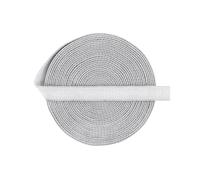 Fascia elastica in raso e spandex per reggiseno in nylon da 10 mm per biancheria intima, lingerie, nastri per spalle, rifiniture da cucito,Grigio argento,10 mm - 5 iarde