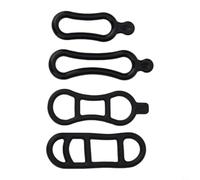 Fascia elastica in silicone per manubrio della bicicletta, luci di montaggio, attrezzi, bottiglie d'acqua, telefoni su mountain bike elettriche da strada e biciclette pieghevoli (A)