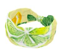 Fascia elastica larga da donna, arancione, fascia per capelli, antiscivolo, per yoga, allenamento, palestra, corsa, fitness, sport