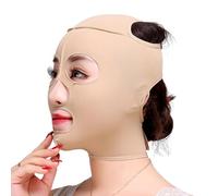 Fascia Elastica Lifting Viso - Cintura Modellante Per Il Sottogola A V, Maschera Snellente Per Il Mento | Morbida Fascia Di Compressione Regolabile, Fascia Rassodante Viso Antirughe Per Donna, Rimodel