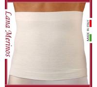 Fascia Elastica Lombare Schiena Termica LANA MERINOS Pancera Uomo Donna Panciera