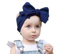 Fascia elastica morbida con nodo, comoda fascia per bambini, realizzata a mano, per compleanni, baby shower, Natale, fotografia di famiglia