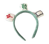 Fascia elastica pelosa antiscivolo Mahjong per avvolgere la testa per fasce creative trucco copricapo bello morbido elastico Headwr